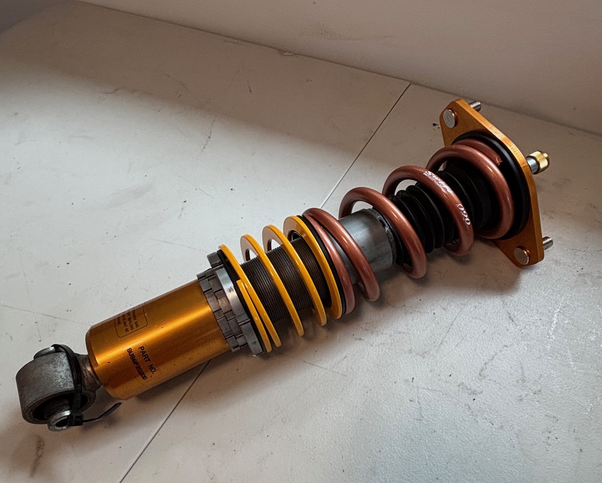 Öhlins Road & Track coilovers custom valved